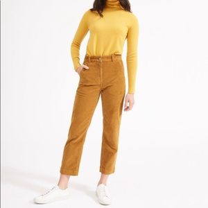 Everlane Corduroy Straight Leg Crop